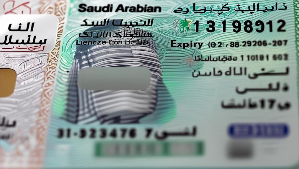 Permis de conduire saoudien Hijra+